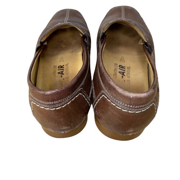 Mephisto Men's 10 Loafers Slip On Brown Leather Cruiser Driver Portugal Made - Picture 3 of 10